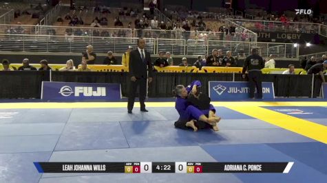 Adriana C. Ponce vs Leah Johanna Wills 2025 Pan Jiu Jitsu IBJJF Championship