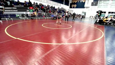 120 lbs Cons. Round 2 - Kimberly Pena, Temescal Canyon vs Bridgette Soliz, San Fernando