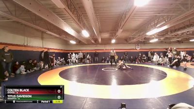 46 lbs Semis & 3rd Wb (16 Team) - Colten Black, Ravage vs Titus Davidson, Wasatch