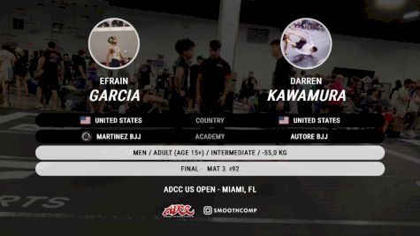 Efrain Garcia vs Darren Kawamura 2024 ADCC Miami Open