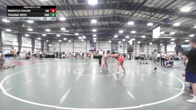 235 lbs Rr Rnd 3 - Makayla Cullen, Elm Street Grapplers vs Yuliana Hryn, OBWC Scarlet