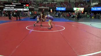 144 lbs Semifinal - Bristol Fike, Harvey Swat vs Faith Oakland, Oakland