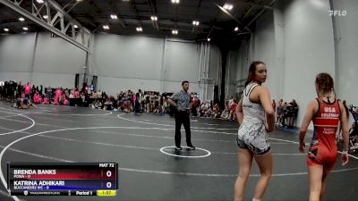 126 lbs Round 5 (8 Team) - Gina Cassioppi, POWA vs Myah Coleman, Central Pennies Power