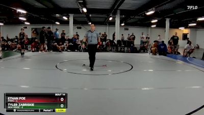 76 lbs Round 4 (8 Team) - Tyler Zabriskie, Iron Horse vs Ethan Poe, PTRTC