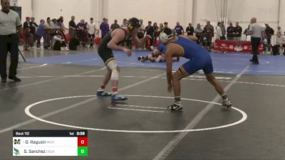 133 lbs Rd Of 16 - Dylan Ragusin, Michigan vs Santino Sanchez, Cal State Bakersfield