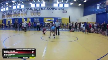 106 lbs Cons. Round 2 - Ethan Smith, Tampa Jesuit vs Gavin Fisher, Middleburg High School
