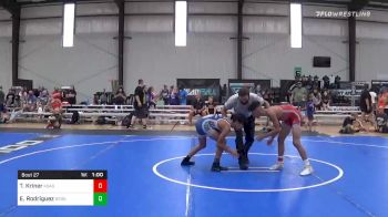 101 lbs Consolation - Tobius Kriner, Team Kansas Association vs Evan Rodriguez, Broken Arrow WC