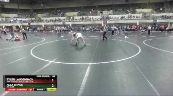 145 lbs Semifinal - Alex Braun, Mn Elite vs Tyler Laudenbach, Apple Valley Wrestling Club