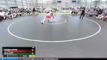 195 lbs Round 2 (8 Team) - Kayden Cartee, California vs Kruz Goff, Oklahoma Blue FS