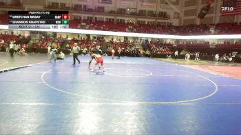 126 lbs Champ. Round 1 - Shannon Knapstad, Meridian vs Gretchan Begay, Nampa