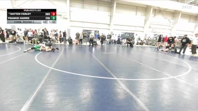 144 lbs Cons. Round 3 - Dayton Farley, Emery vs Frankie Harris, Syracuse