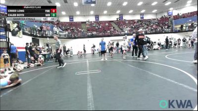 55 lbs Quarterfinal - Creed Long, Powerhouse vs Caleb Boyd, Harrah