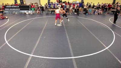 190 lbs Champ. Round 1 - Aidan Rowells, IL vs John Arambasich, FL