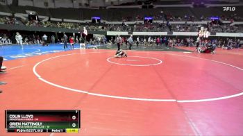 National 3-5 68 Champ. Round 1 - Colin Lloyd, Midlothian Miners vs Orien Mattingly, Great Neck Wrestling Club
