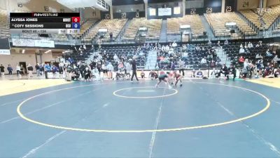 124 lbs Champ. Round 2 - Alyssa Jones, Minot State vs Coty Sessions, Oklahoma City University