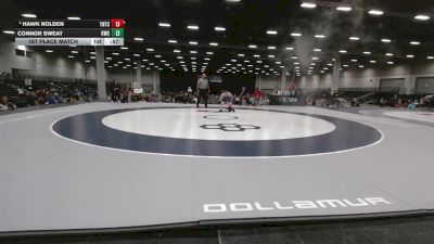 85 lbs 1st Place Match - Hawk Nolden, Team Nazar Training Center vs Connor Sweat, Kalispell Wrestling Club