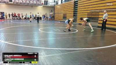 120 lbs Cons. Round 3 - Christian Horrocks, West Salem vs Emiliano Arreola, Hillsboro