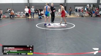 132 lbs Quarterfinal - Jose Arroyo, Grangeville Youth Wrestling Club vs Wyatt Trogden, NWWC