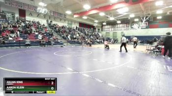 120 lbs Quarterfinal - Julian King, Liberty vs Aaron Klein, Poway