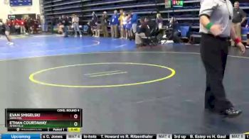 285 lbs Cons. Round 4 - Ethan Courtaway, AYERSVILLE vs Evan Smigelski, SWANTON