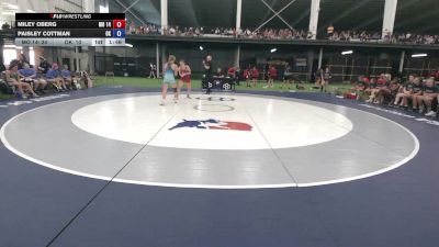 115 lbs Miley Oberg, Missouri vs Paisley Cottman, Oklahoma