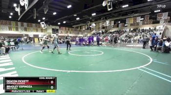 157 lbs Cons. Round 7 - Bradley Espinoza, Brea Olinda vs Deacon Pickett, Centennial (Nevada)