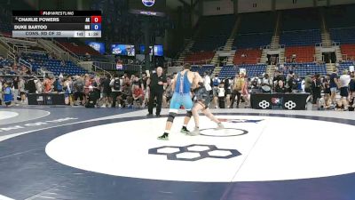 215 lbs Cons. Rd Of 32 - Charlie Powers, Alaska vs Duke Bartoo, Minnesota