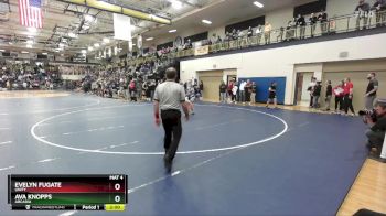 165 lbs Quarterfinal - Ava Knopps, Arcadia vs Evelyn Fugate, Unity