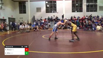 195 lbs Prelims - August Bosco, Peninsula Catholic School vs Elijah Ellis, St. Mark's School Of Texas