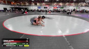 157 lbs Cons. Round 2 - Tomas Jacobo, Simpson (Calif.) vs Jackson Remmers, Dakota Wesleyan (S.D.)