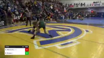 120 lbs R-64 - Graham Mercurio, Moeller-OH vs Kade Brown, St. Edward-OH