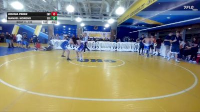 132 lbs Cons. Round 4 - Joshua Perez, Explorer Wrestling Club vs Manuel Moreno, Camden County Outsiders