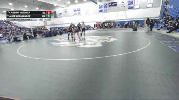 235 lbs Champ. Round 2 - Cassidy Inzunza, Hillcrest vs Alize Hernandez, Ventura