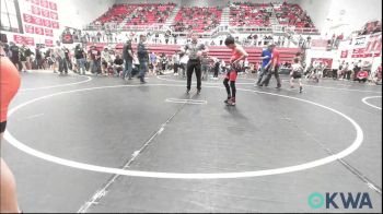 85 lbs Semifinal - Eli Bright, Del City Little League Wrestling vs Camden Cloyd, Lexington Wrestling Club