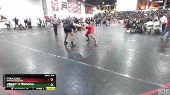 157 lbs Cons. Round 1 - Vincent R Marquez, Santa Fe vs Ryan Choi, Harvard Westlake