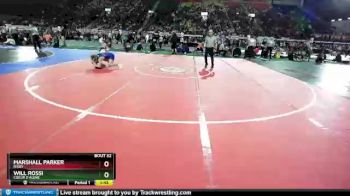 5A 120 lbs Champ. Round 1 - Will Rossi, Coeur D`Alene vs Marshall Parker, Rigby