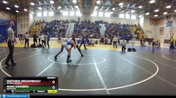 132 Blue Round 1 - Noah Sanabria, Braddock vs Matthew Archambault, Olympic Heights