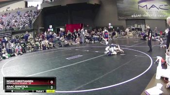 120 lbs Round 2 (4 Team) - Isaac Giancola, Kansas Python vs Noah Christiansen, South Dakota Thunder