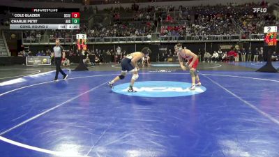 184 lbs Cons. Round 2 - Charlie Petit, Augustana (SD) vs Cole Glazier, St. Cloud St.