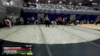 95 lbs Cons. Round 1 - Hunter Wilson, All In Wrestling Academy vs Brennan McMurtrey, Lil Mavs