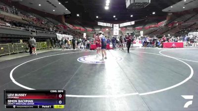 182 lbs Cons. Semi - Levi Bussey, California vs Simon Bachman, Legacy Wrestling Center