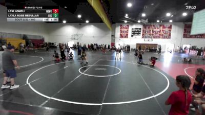 100 lbs Round 2 - Layla Rose Rebullar, Gahr High School vs Lexi Lomeli, Wolves Den Wrestling Club