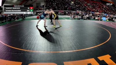 3A 215 lbs Champ. Round 1 - Rawley Babcock, West Jefferson vs Ethan Felthauser, Raft River