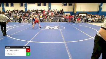 160 lbs Round Of 16 - Mitchel Thompson, New Bedford vs Tadeo Sena, Leominster