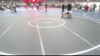 100 lbs Quarterfinal - Ayden Perez, NM Beast vs Armani Martin, Stout Wrestling Academy