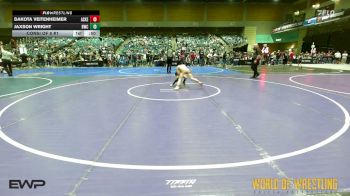 64 lbs Consi Of 8 #1 - Dakota Veitenheimer, Askeo International Matclub vs Jaxson Wright, Bartlesville Wrestling Club