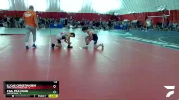 120 lbs Round 2 (4 Team) - Lucas Christiansen, Iowa Grant/Highland vs Finn Mulligan, Watertown