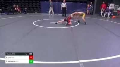 100 lbs Round Of 16 - Liam Lin, Garnerville, NY vs Chase Wilhelm, West Pittston, PA