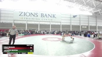 132 lbs Cons. Round 2 - Jackson Heaton, Panguitch vs Cole Reagan, Herriman