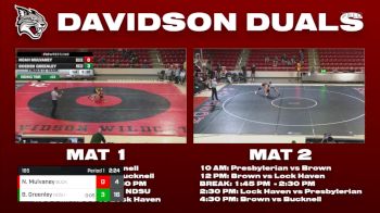 165 lbs Finals (2 Team) - Noah Mulvaney, Bucknell vs Boeden Greenley, North Dakota State
